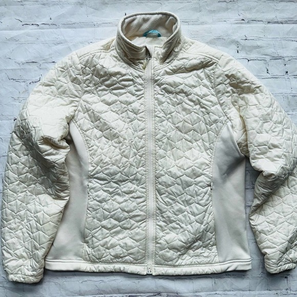 EUC Women’s Large LL Bean Quilted Puffer Style Full Zip Jacket - Picture 1 of 11